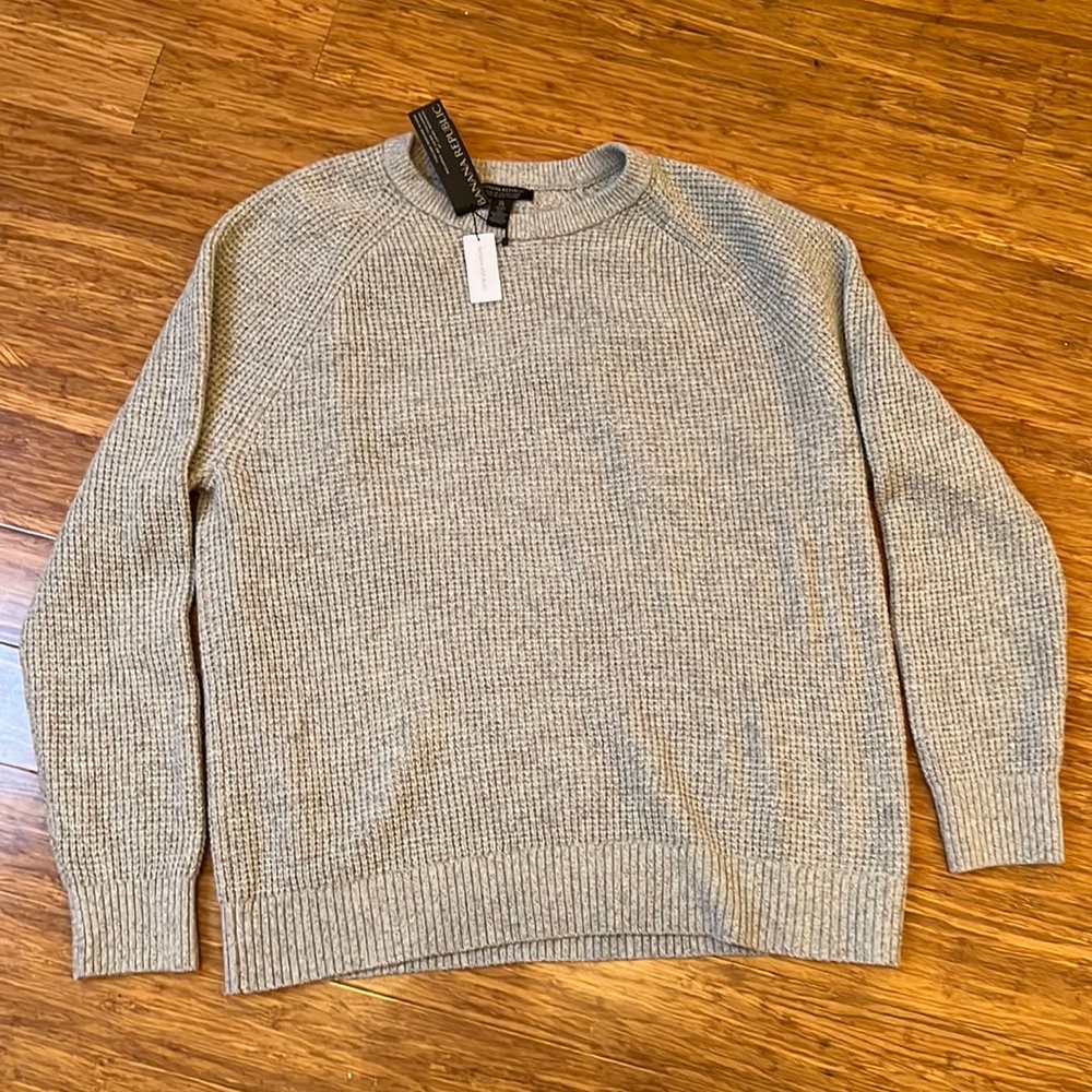 Banana Republic waffle-knit sweater